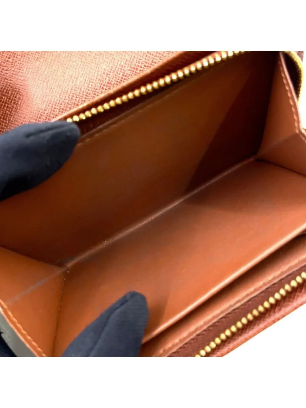 Louis Vuitton Porte-Monnaie Viet Tresor Monogram Leather Brown Bifold Wallet